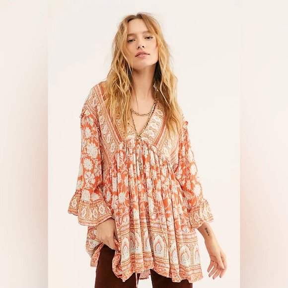 Free People Moonlight Dance Tunic Size Small - Picture 1 of 5